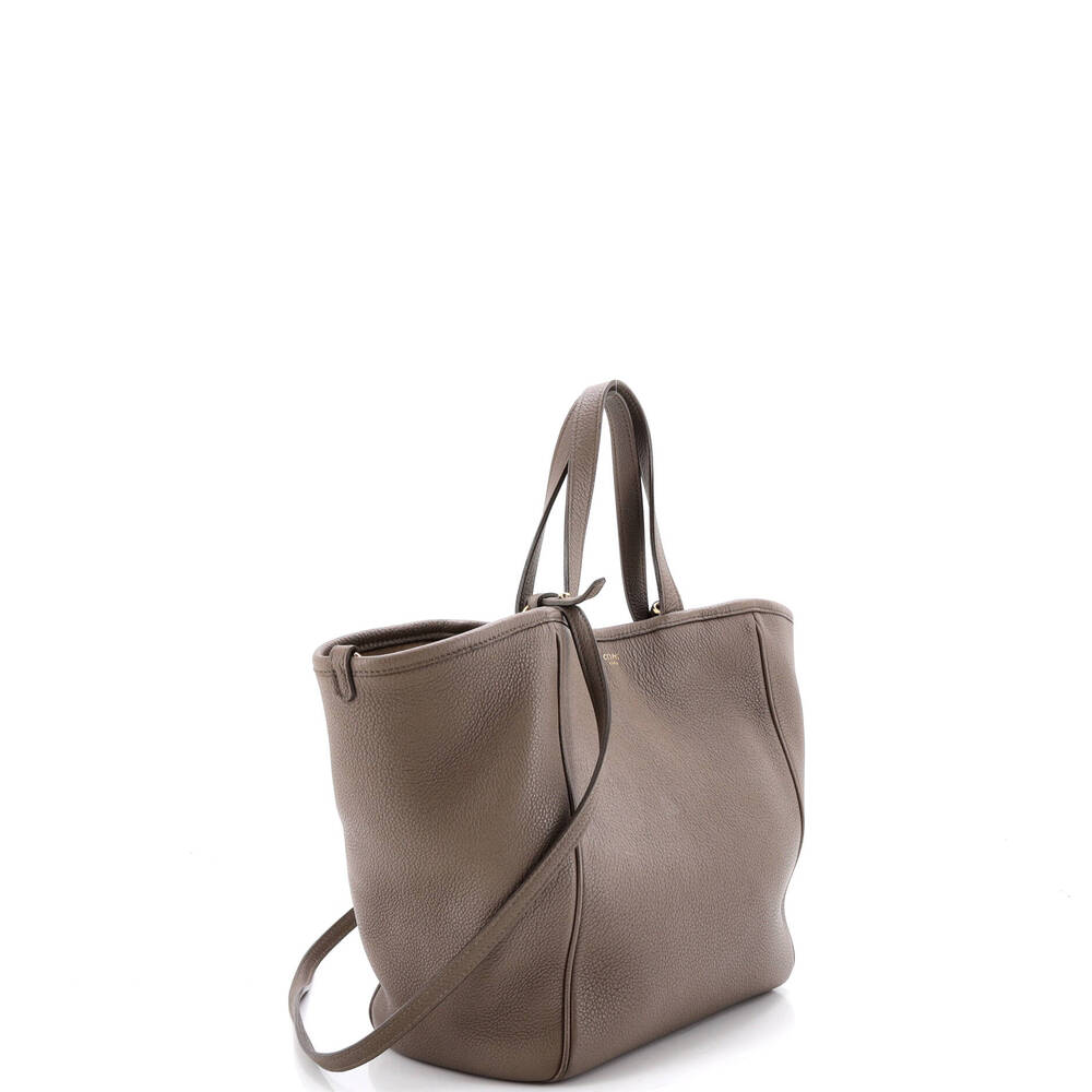 Celine Folded Cabas Leather Small #252824C95B - Picture 2 of 7